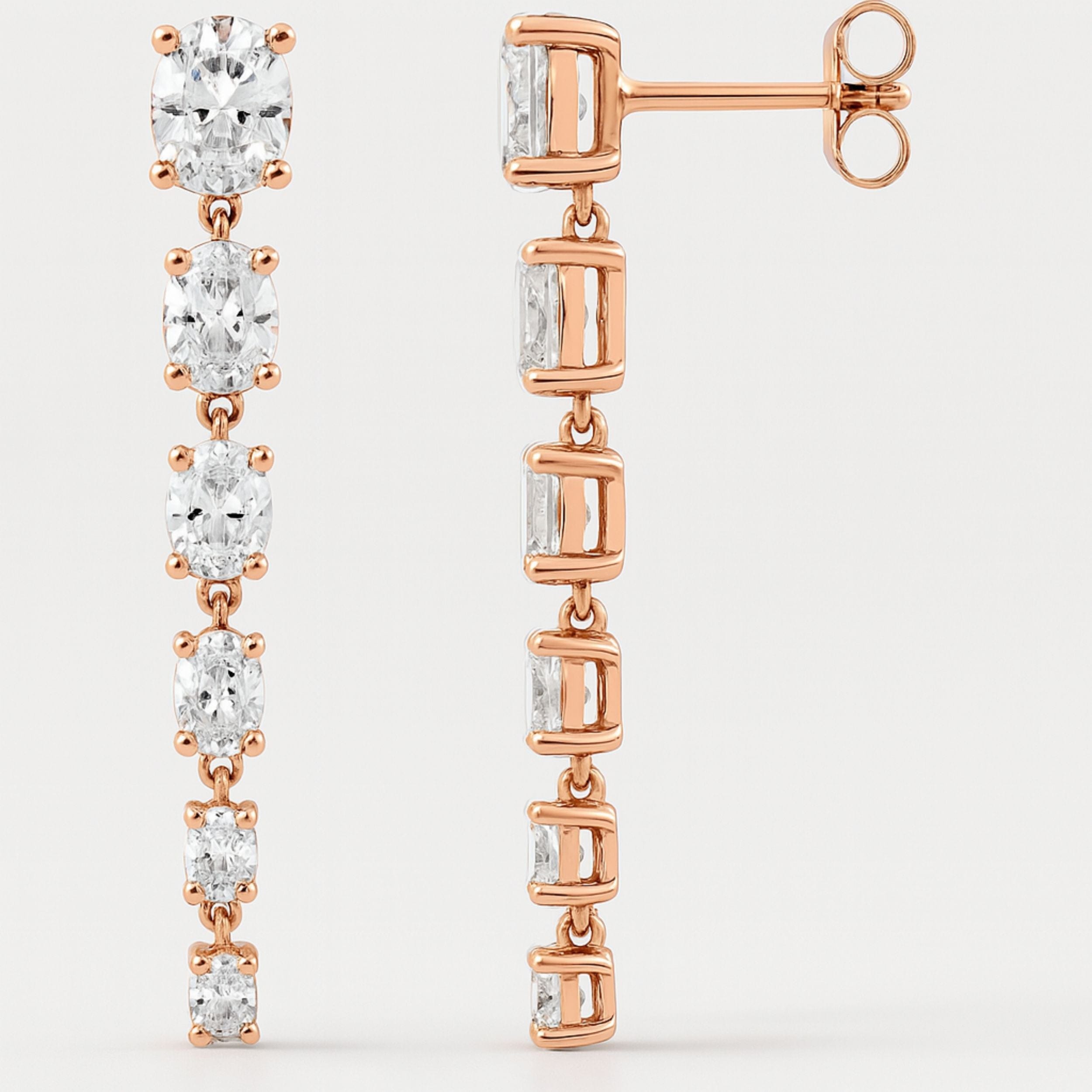 The Oval Dangle Earrings