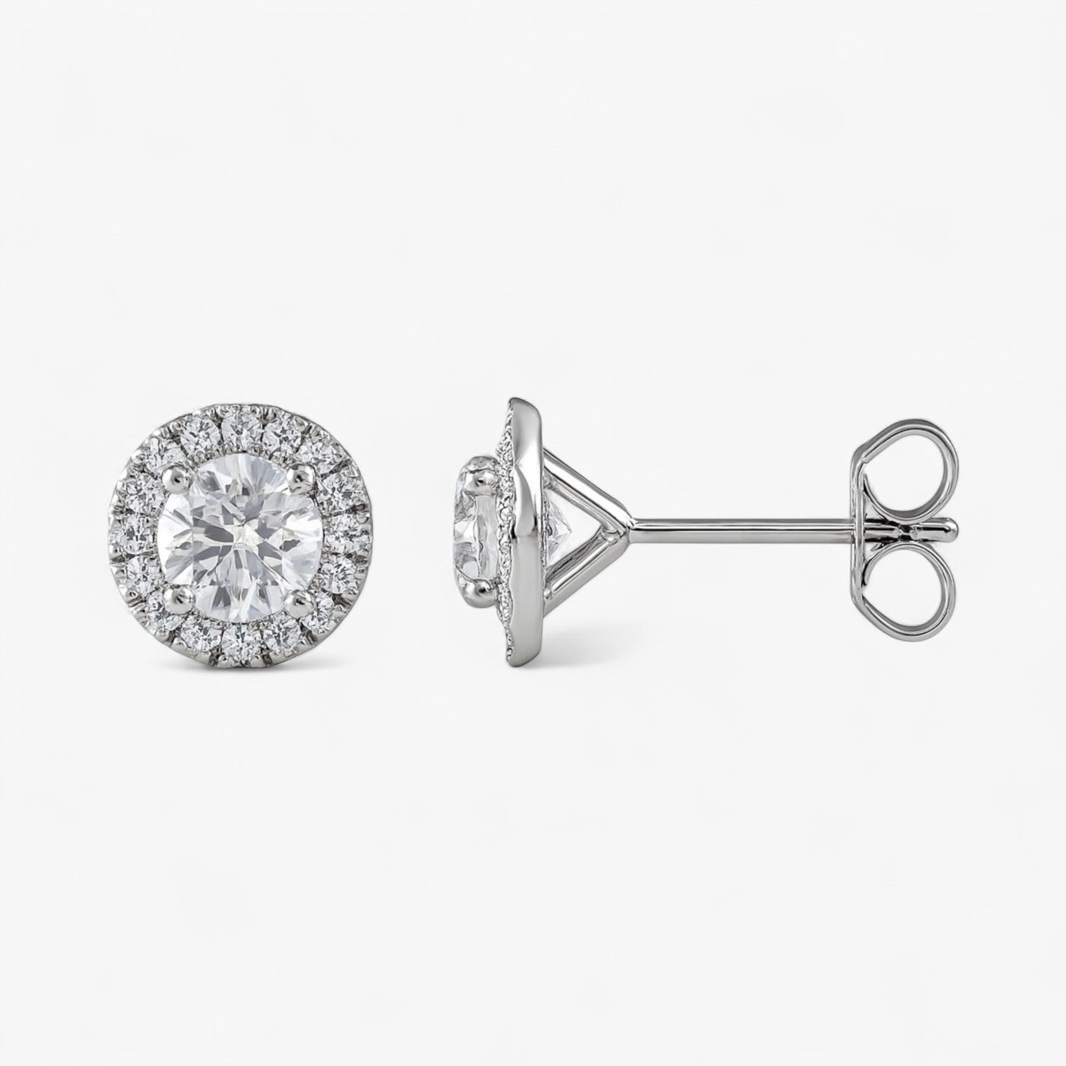 The Halo Stud Earrings
