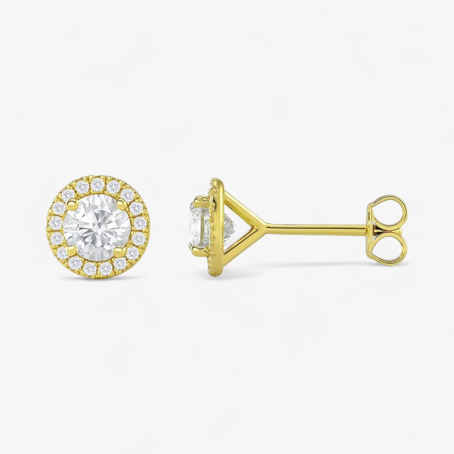 The Halo Stud Earrings