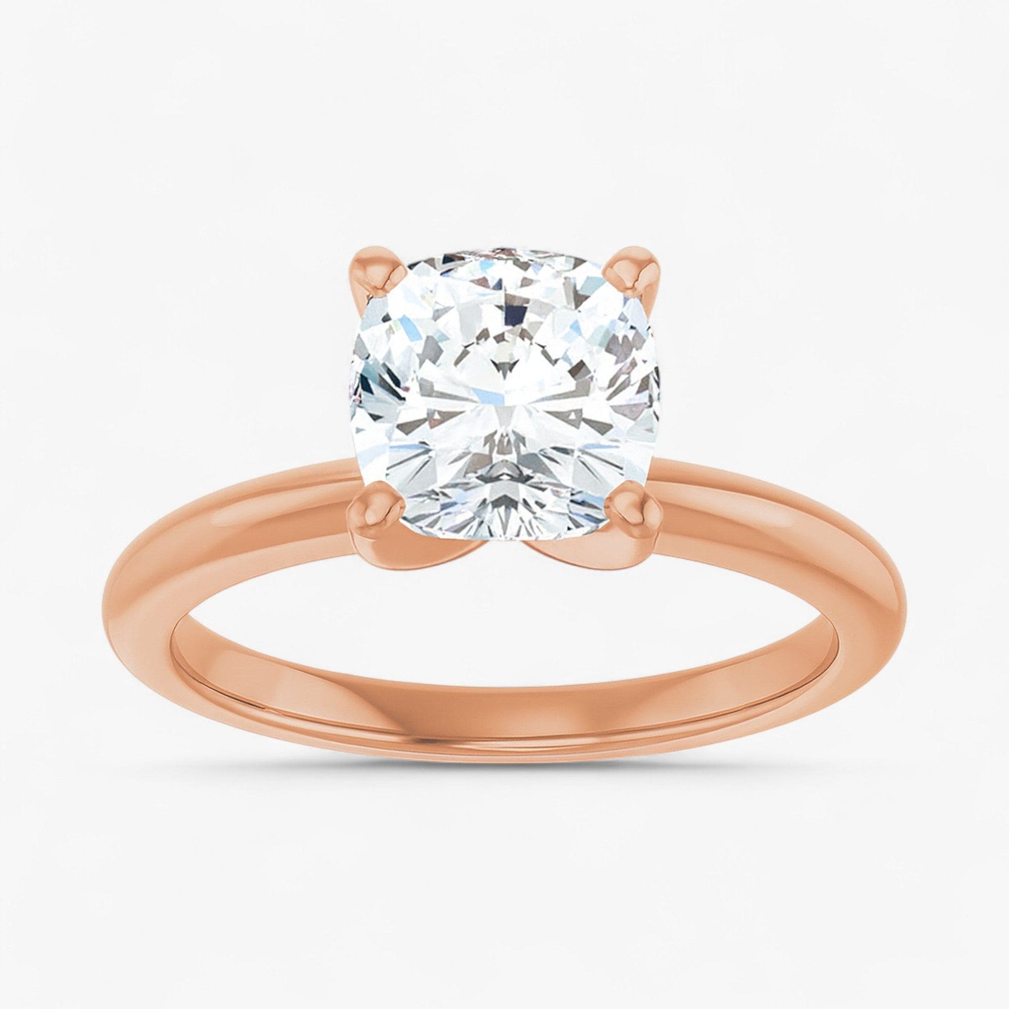 The Classic 4-Prong Solitaire Engagement Ring | Cushion
