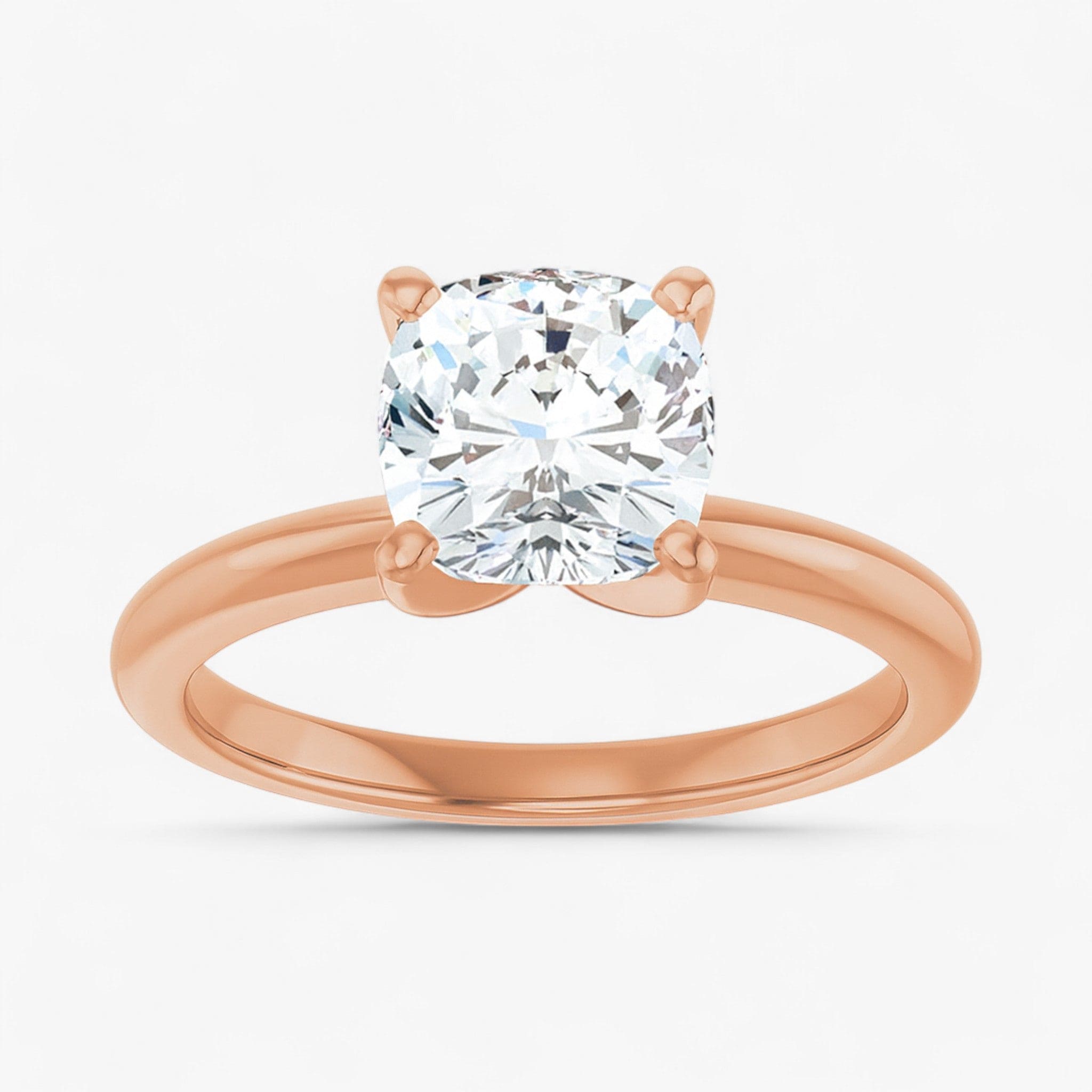 The Classic 4-Prong Solitaire Engagement Ring | Cushion