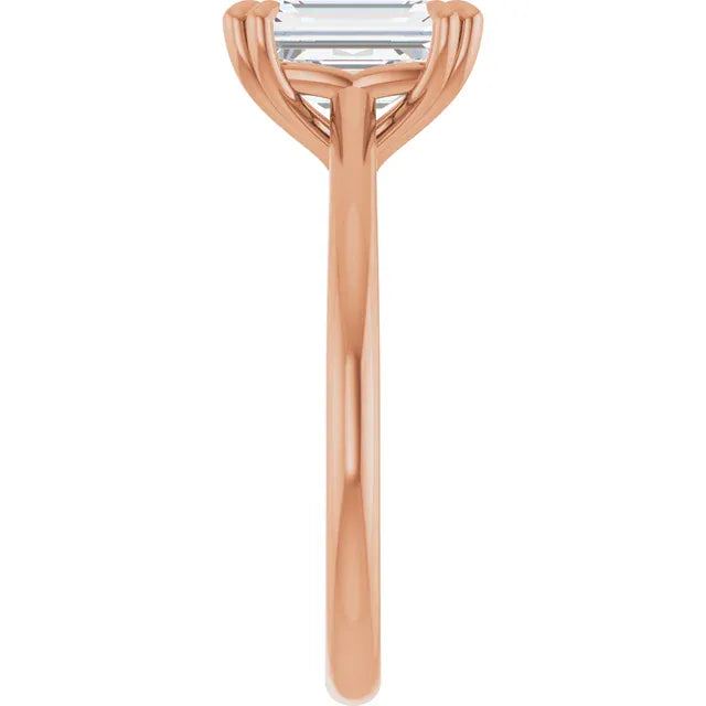 The Double Claw Solitaire Engagement Ring | Emerald | 2 CTW