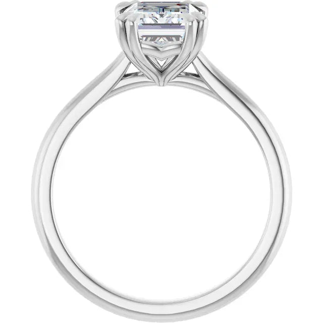 The Double Claw Solitaire Engagement Ring | Emerald | 2 CTW