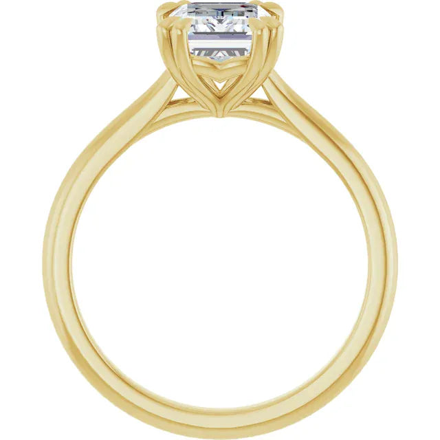 The Double Claw Solitaire Engagement Ring | Emerald | 2 CTW