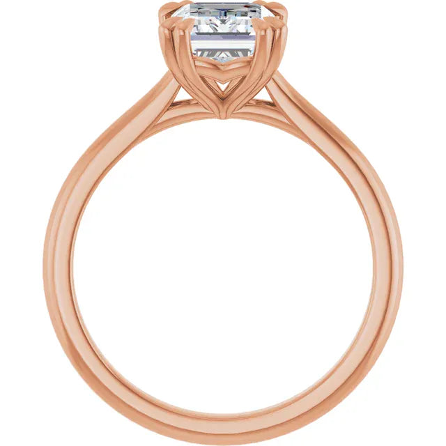 The Double Claw Solitaire Engagement Ring | Emerald | 2 CTW