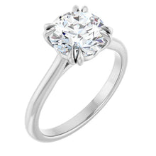 The Double Claw Solitaire Engagement Ring | Round | 2 CTW