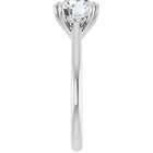 The Double Claw Solitaire Engagement Ring | Round | 2 CTW