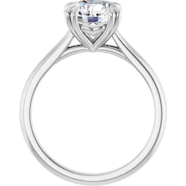 The Double Claw Solitaire Engagement Ring | Round | 2 CTW