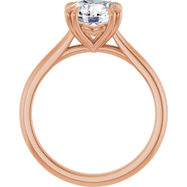 The Double Claw Solitaire Engagement Ring | Round | 2 CTW