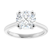 The Double Claw Solitaire Engagement Ring | Round | 2 CTW