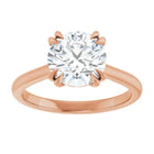 The Double Claw Solitaire Engagement Ring | Round | 2 CTW