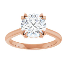 The Double Claw Solitaire Engagement Ring | Round | 2 CTW