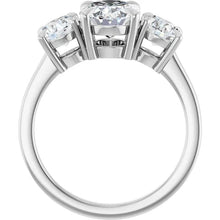 The Signature 3-Stone Engagement Ring | Oval | 3 CTW
