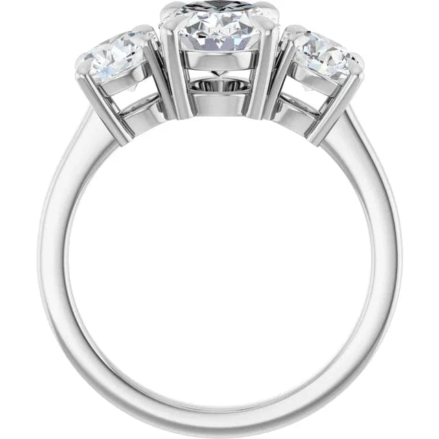 The Signature 3-Stone Engagement Ring | Oval | 3 CTW
