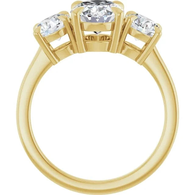 The Signature 3-Stone Engagement Ring | Oval | 3 CTW