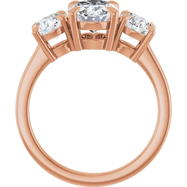 The Signature 3-Stone Engagement Ring | Oval | 3 CTW