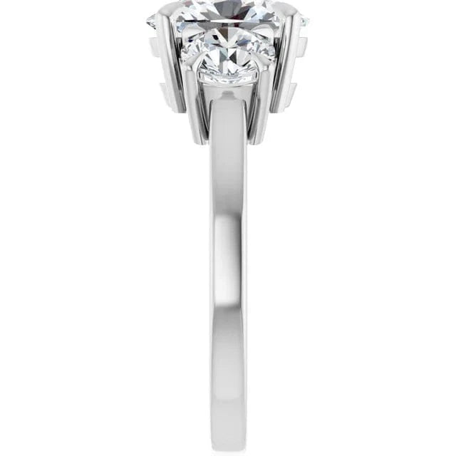 The Signature 3-Stone Engagement Ring | Oval | 3 CTW
