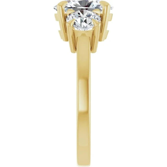 The Signature 3-Stone Engagement Ring | Oval | 3 CTW