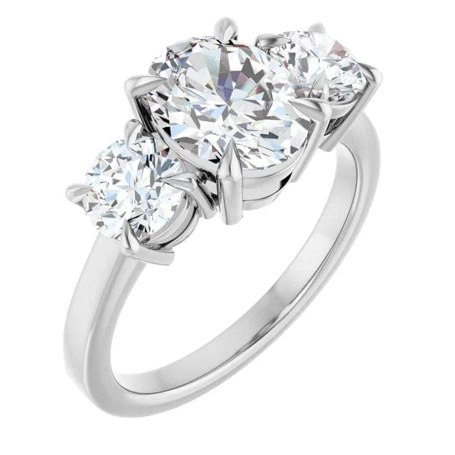 The Signature 3-Stone Engagement Ring | Oval | 3 CTW