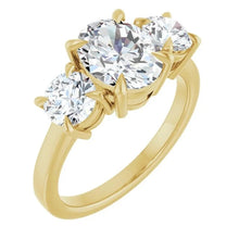 The Signature 3-Stone Engagement Ring | Oval | 3 CTW