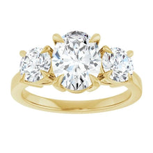 The Signature 3-Stone Engagement Ring | Oval | 3 CTW