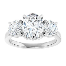 The Signature 3-Stone Engagement Ring | Oval | 3 CTW
