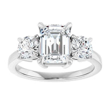 The Signature 3-Stone Engagement Ring | Emerald | 3 CTW