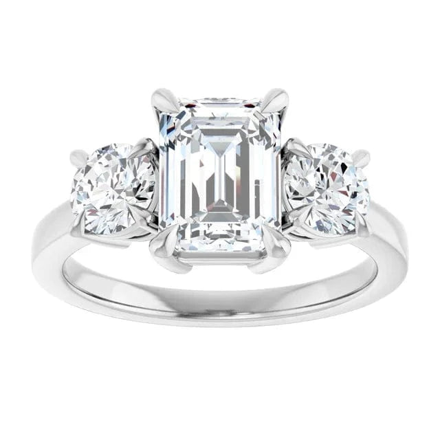 The Signature 3-Stone Engagement Ring | Emerald | 3 CTW