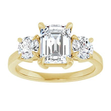 The Signature 3-Stone Engagement Ring | Emerald | 3 CTW