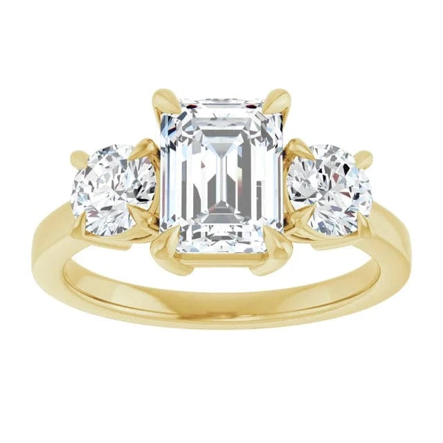 The Signature 3-Stone Engagement Ring | Emerald | 3 CTW