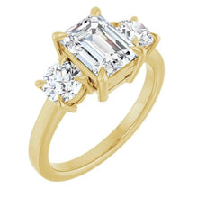 The Signature 3-Stone Engagement Ring | Emerald | 3 CTW