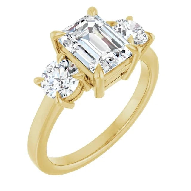 The Signature 3-Stone Engagement Ring | Emerald | 3 CTW