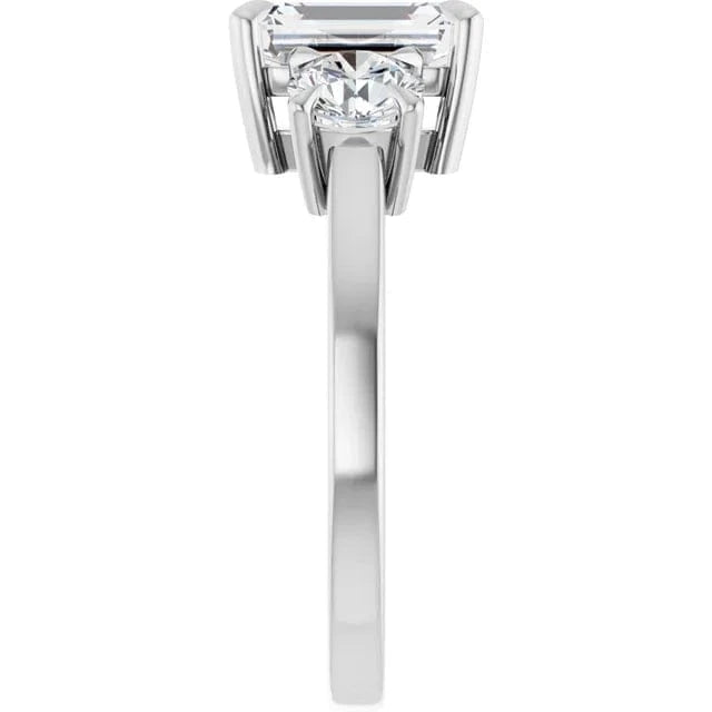 The Signature 3-Stone Engagement Ring | Emerald | 3 CTW