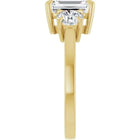 The Signature 3-Stone Engagement Ring | Emerald | 3 CTW