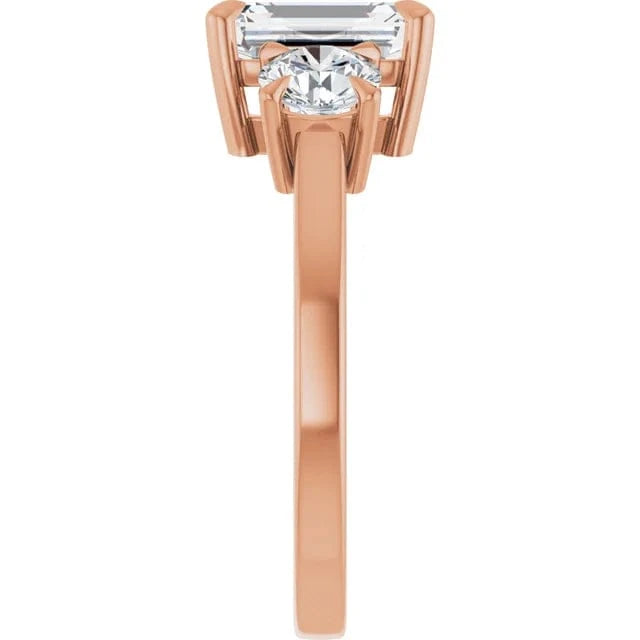 The Signature 3-Stone Engagement Ring | Emerald | 3 CTW