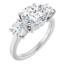 The Signature 3-Stone Engagement Ring | Round | 3 CTW
