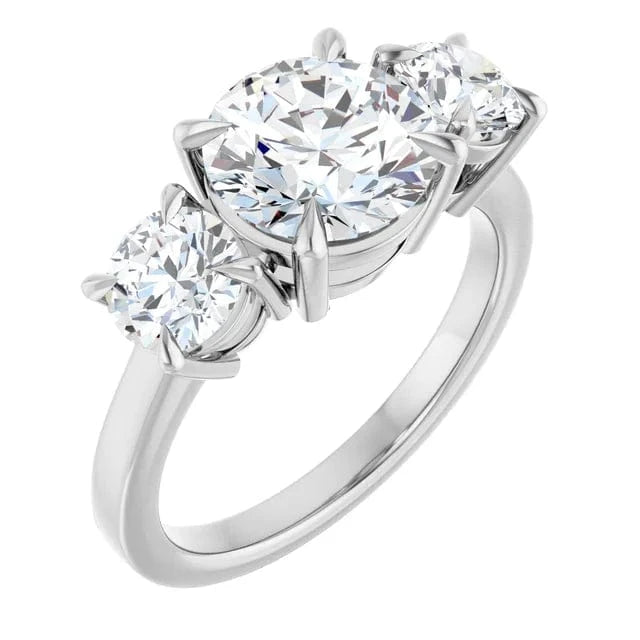 The Signature 3-Stone Engagement Ring | Round | 3 CTW