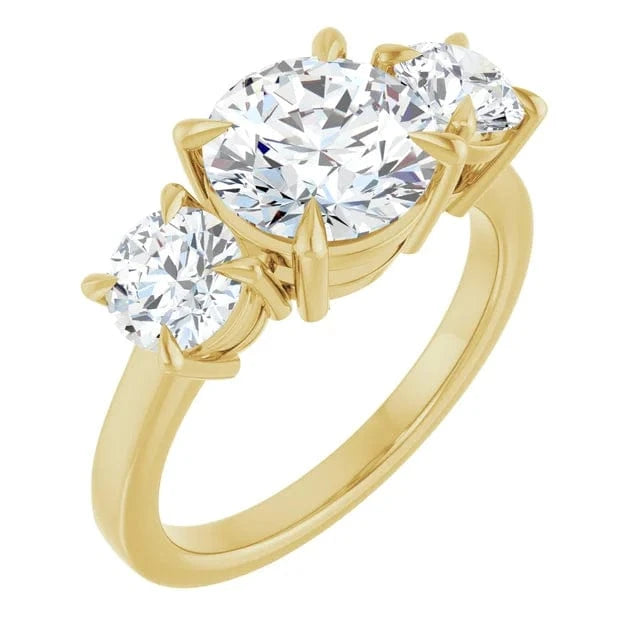The Signature 3-Stone Engagement Ring | Round | 3 CTW