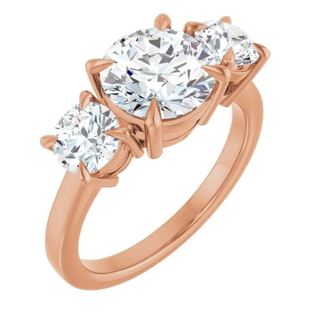 The Signature 3-Stone Engagement Ring | Round | 3 CTW