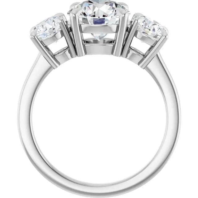 The Signature 3-Stone Engagement Ring | Round | 3 CTW