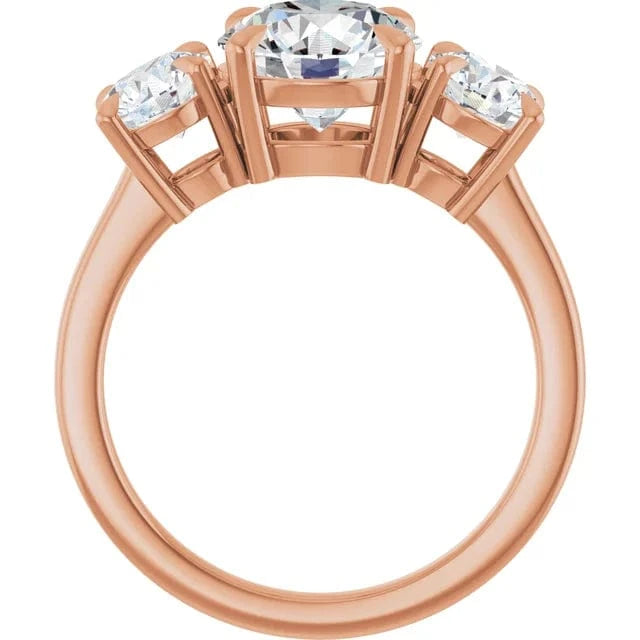 The Signature 3-Stone Engagement Ring | Round | 3 CTW