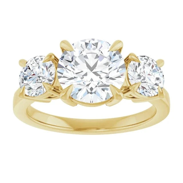 The Signature 3-Stone Engagement Ring | Round | 3 CTW