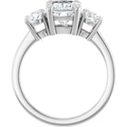 The Signature 3-Stone Engagement Ring | Cushion | 3 CTW