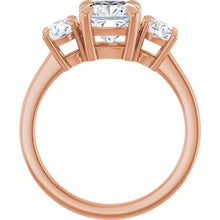 The Signature 3-Stone Engagement Ring | Cushion | 3 CTW