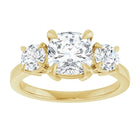 The Signature 3-Stone Engagement Ring | Cushion | 3 CTW