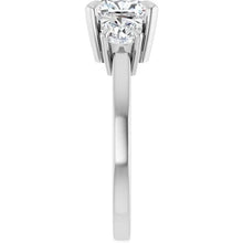 The Signature 3-Stone Engagement Ring | Cushion | 3 CTW