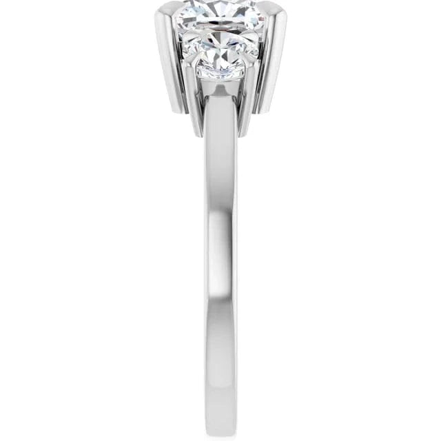 The Signature 3-Stone Engagement Ring | Cushion | 3 CTW