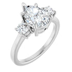 The Signature 3-Stone Engagement Ring | Pear | 3 CTW