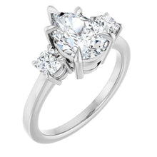 The Signature 3-Stone Engagement Ring | Pear | 3 CTW