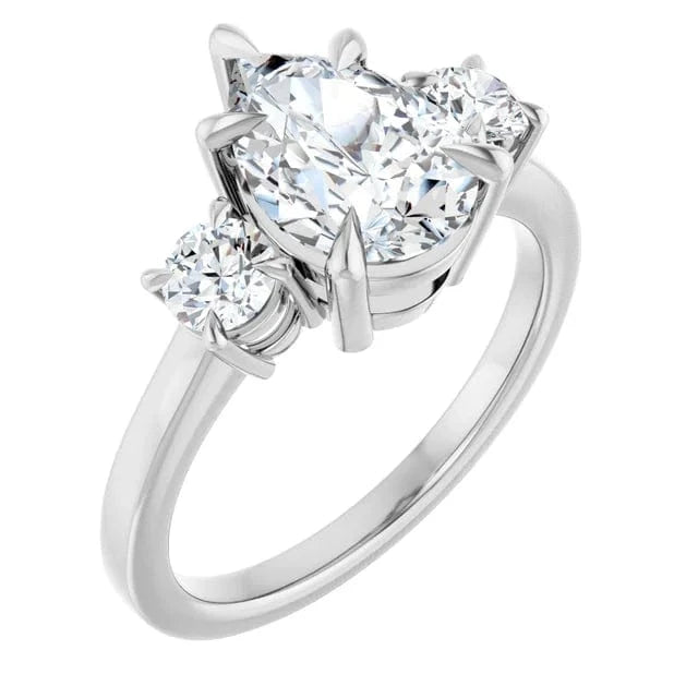 The Signature 3-Stone Engagement Ring | Pear | 3 CTW